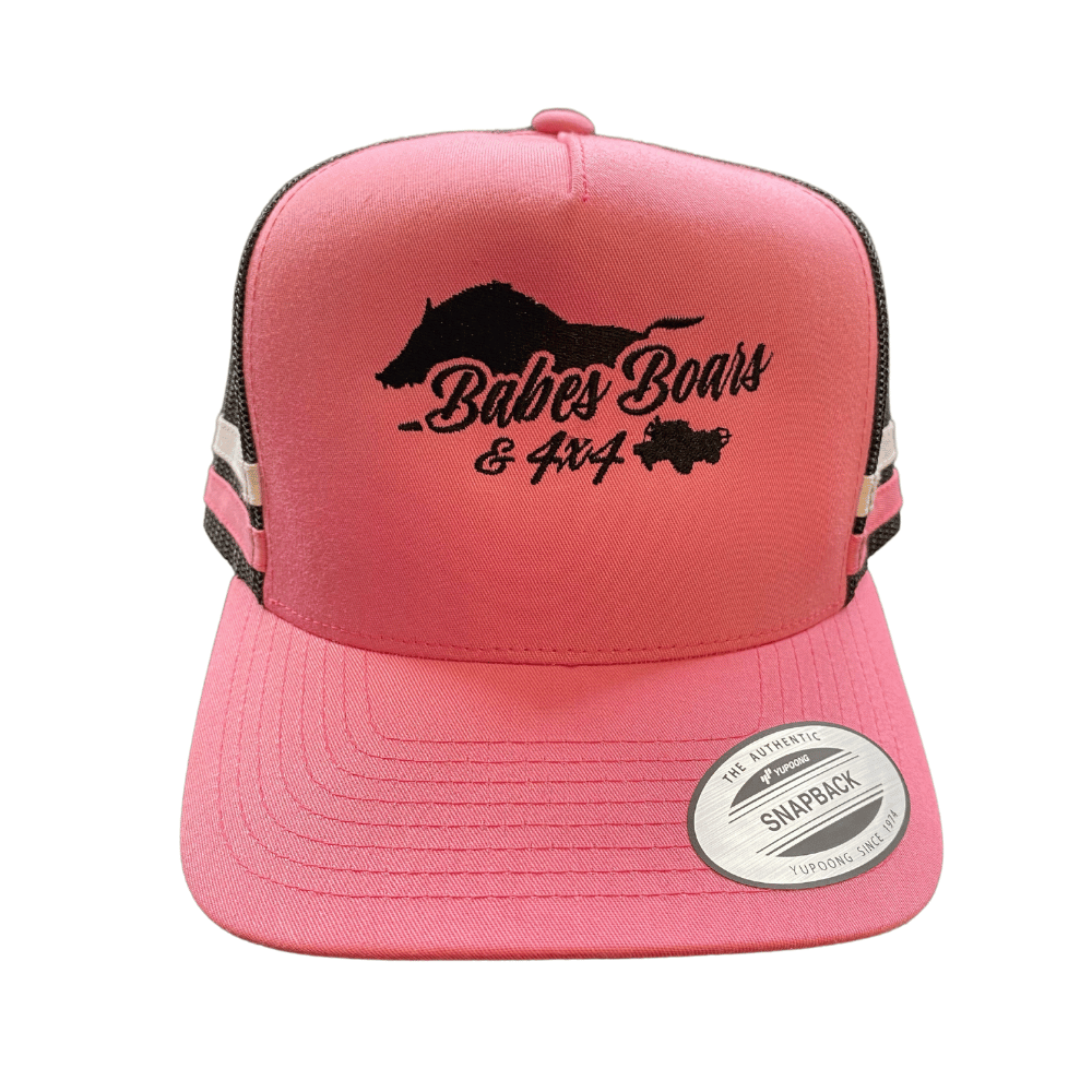 Babes Boars 4x4 Pink/Black Cap